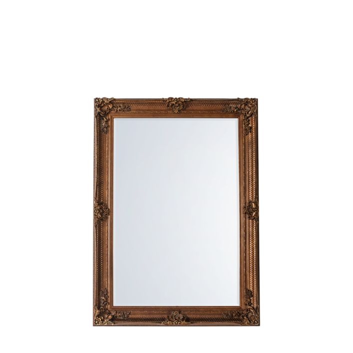 Gallery Interiors Abbey Rectangle Mirror in Gold