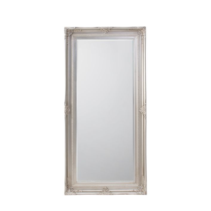 Gallery Interiors Hampshire Leaner Mirror Silver