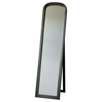 Gallery Interiors Beck Cheval Brushed Brass Mirror