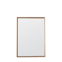 Gallery Interiors Comet Rectangular Wall Mirror in Natural