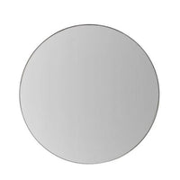 Gallery Interiors Hayle Round Mirror in Black