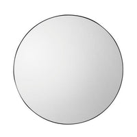 Gallery Interiors Bowie Round Mirror in Black