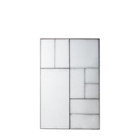 Gallery Interiors Broadheath Mirror Black & Silver