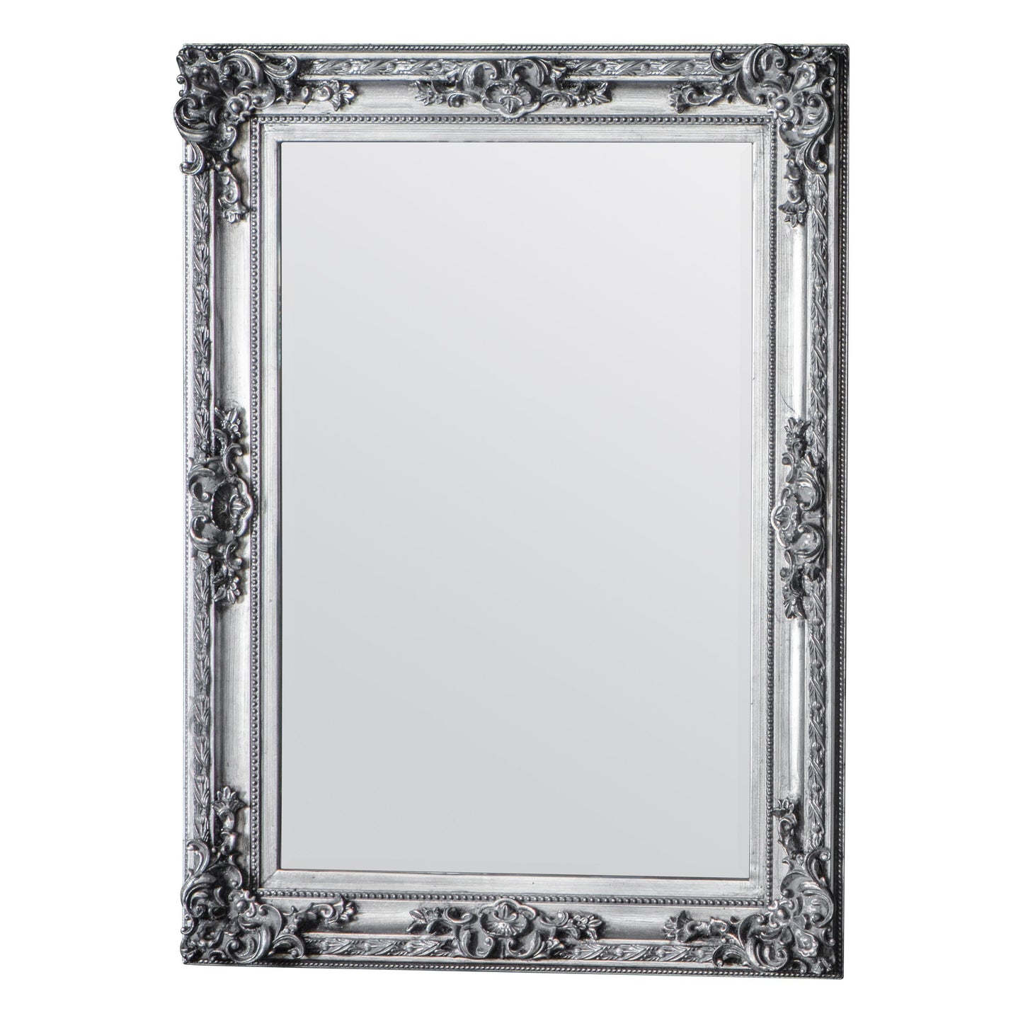Gallery Interiors Altori Rectangle Mirror in Silver