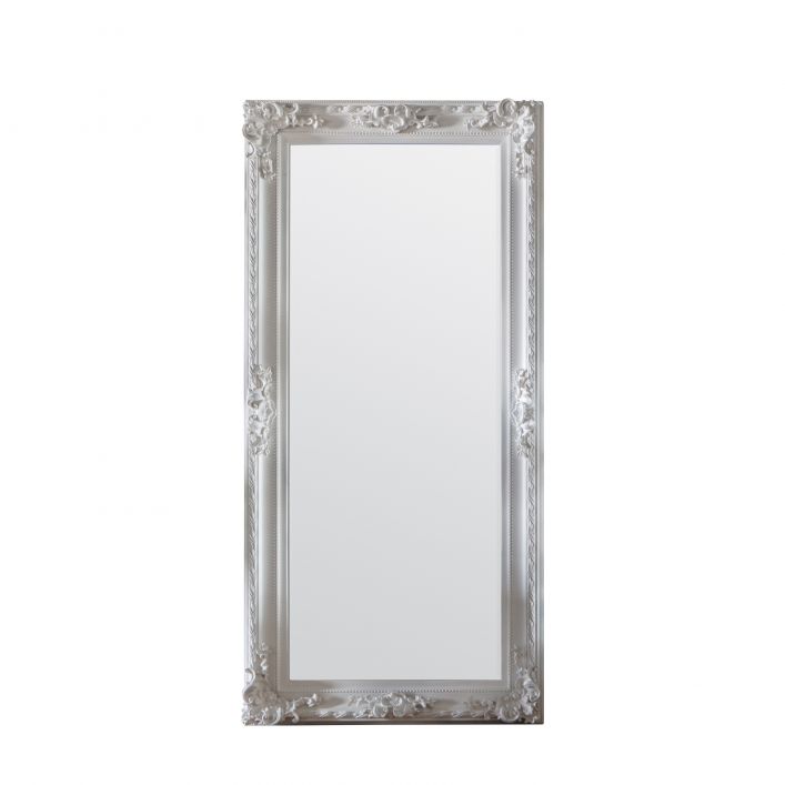 Gallery Interiors Altori Leaner Mirror in Silver