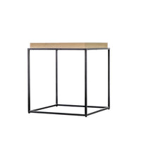 Gallery Interiors Forden Tray Side Table in Grey