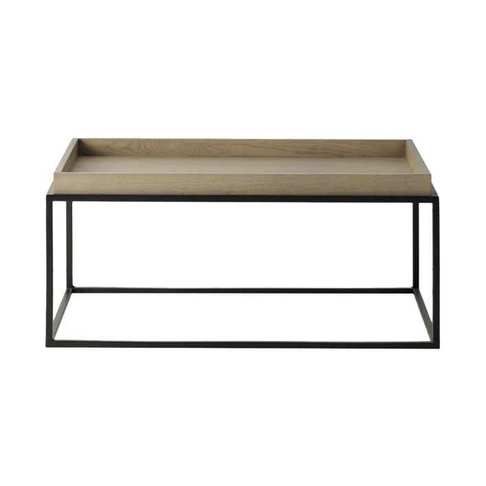 Gallery Interiors Forden Tray Coffee Table in Grey