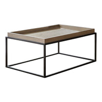 Gallery Interiors Forden Tray Coffee Table in Grey