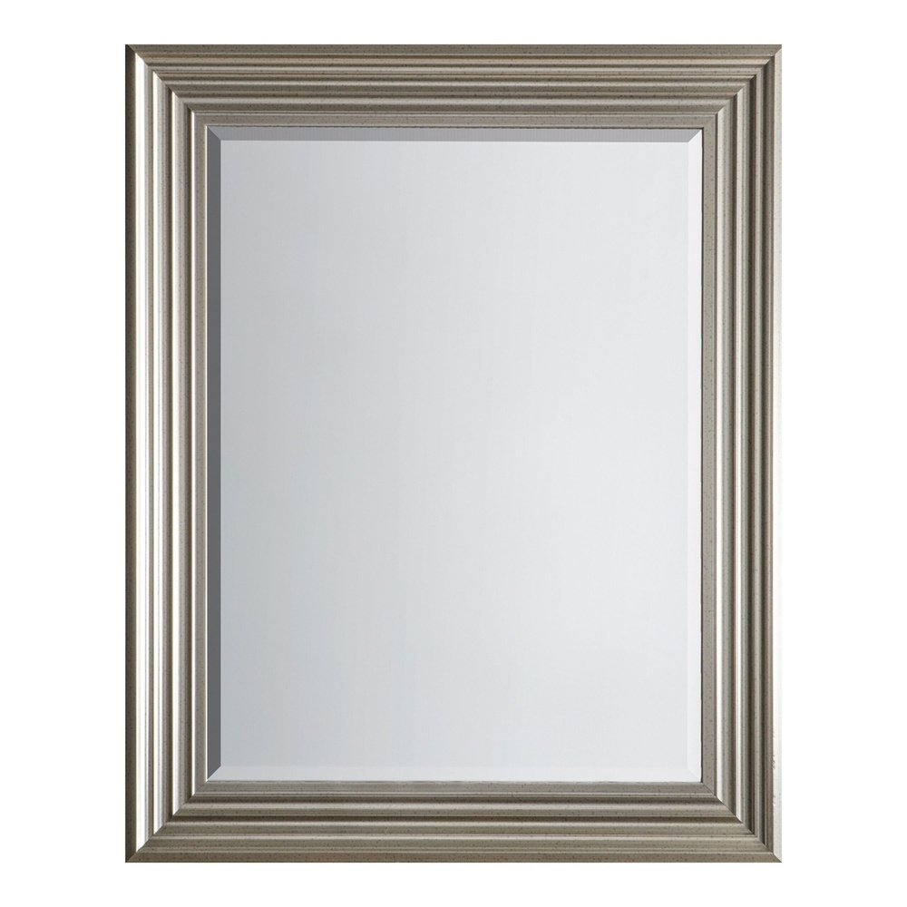 Gallery Interiors Haylen Mirror Wall Mirror - Brushed Steel | Outlet
