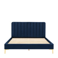 Gallery Interiors Kendra Bedstead in Indigo