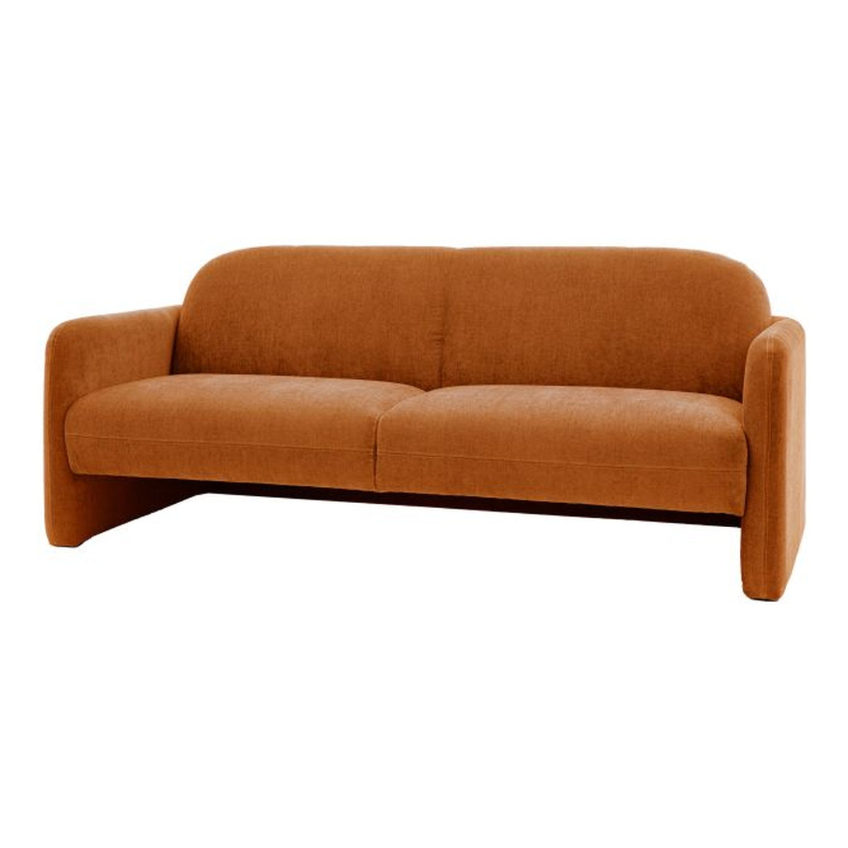 Gallery Interiors Magna 3 Seater Sofa in Amber