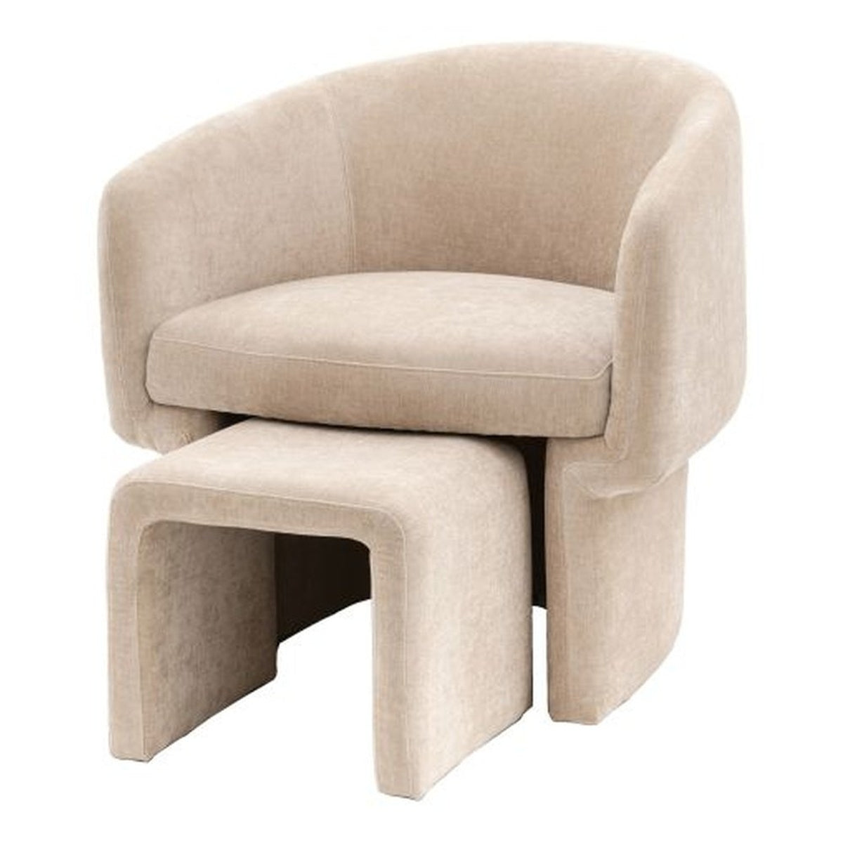 Gallery Interiors Alaska Armchair in Cream