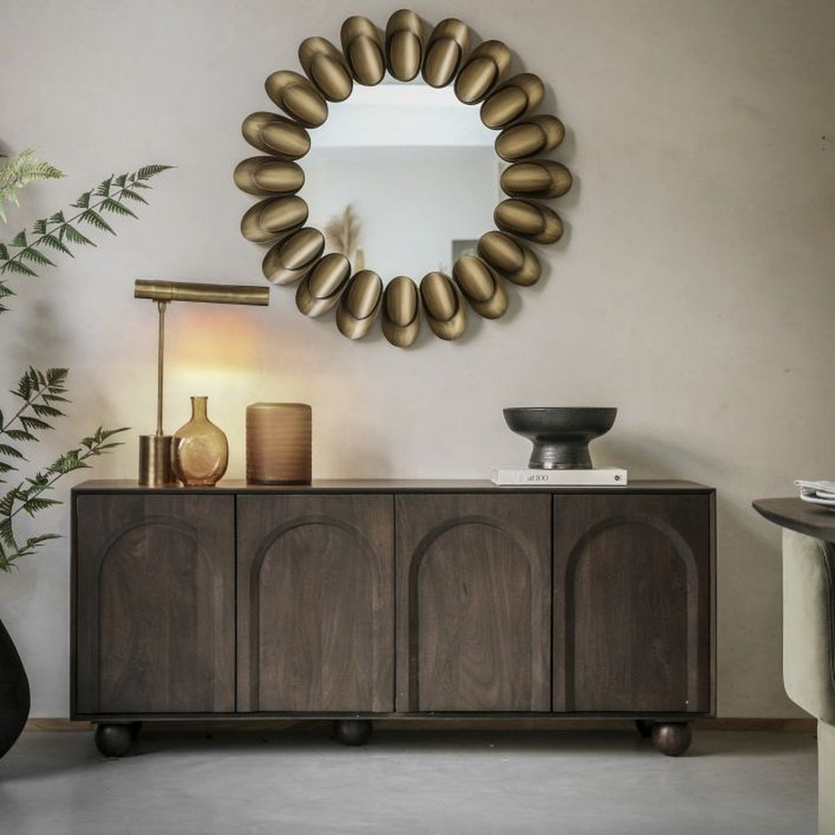 Gallery Interiors Arira 4 Door Sideboard