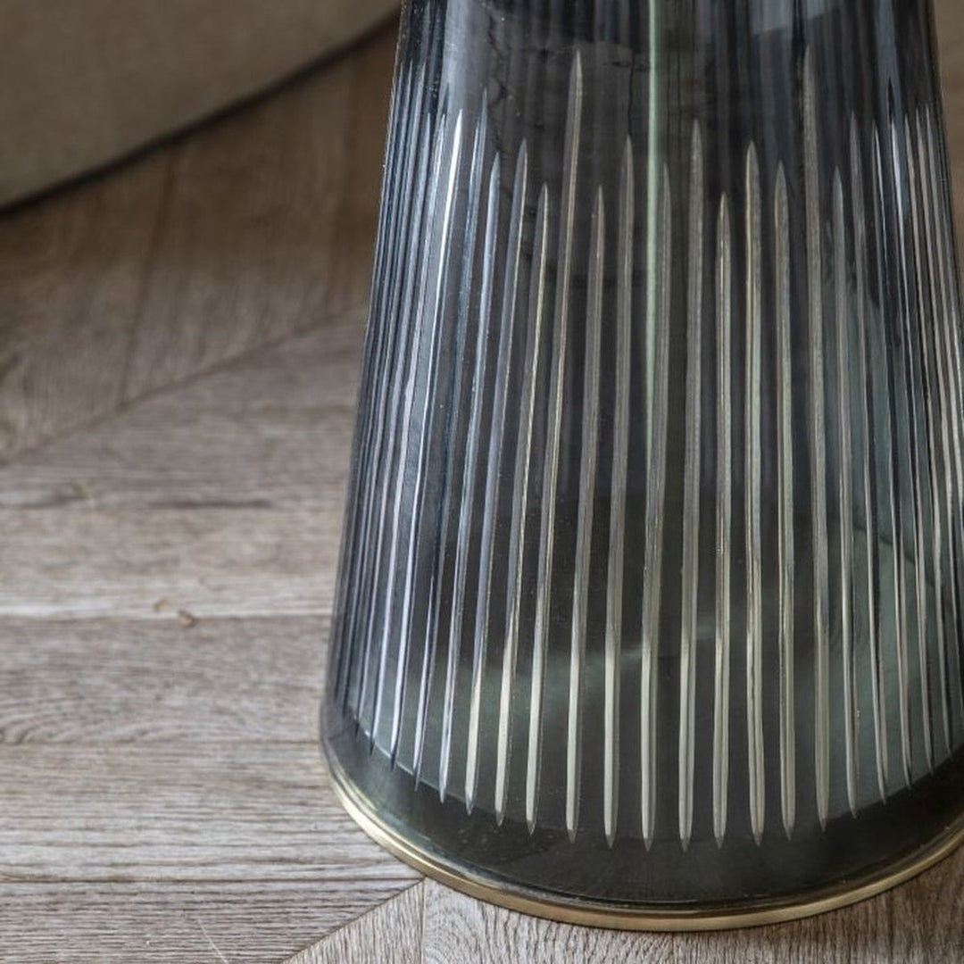 Selene Marble Top Round Side Table - Blue GalleryDirect 4