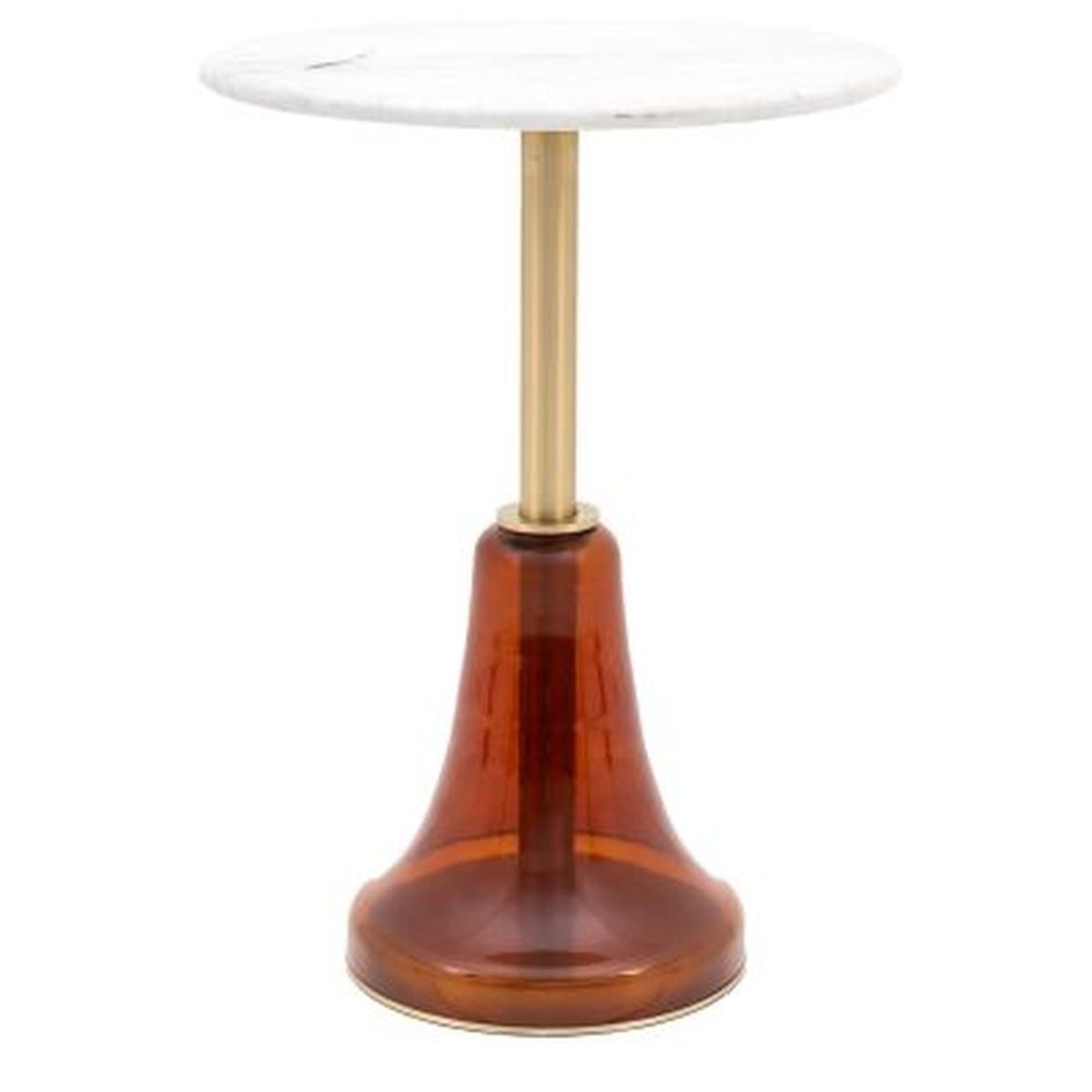 Gallery Interiors Bristol Side Table in Orange