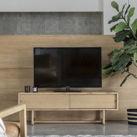 Gallery Interiors Croft Media Unit in Natural