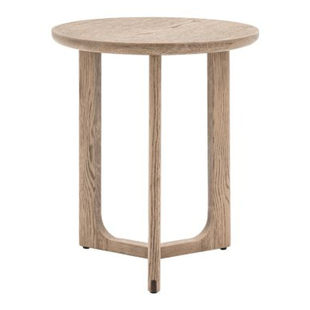 Gallery Interiors Croft Side Table in Smoke