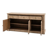 Gallery Interiors Newbury 3 Door 3 Drawer Sideboard