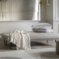 Gallery Interiors Astley Sofa Bed in Light Grey