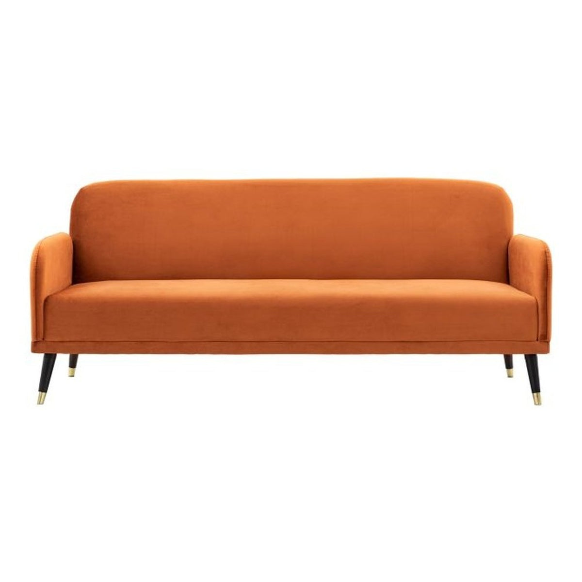 Gallery Interiors Nelson Sofa Bed in Rust