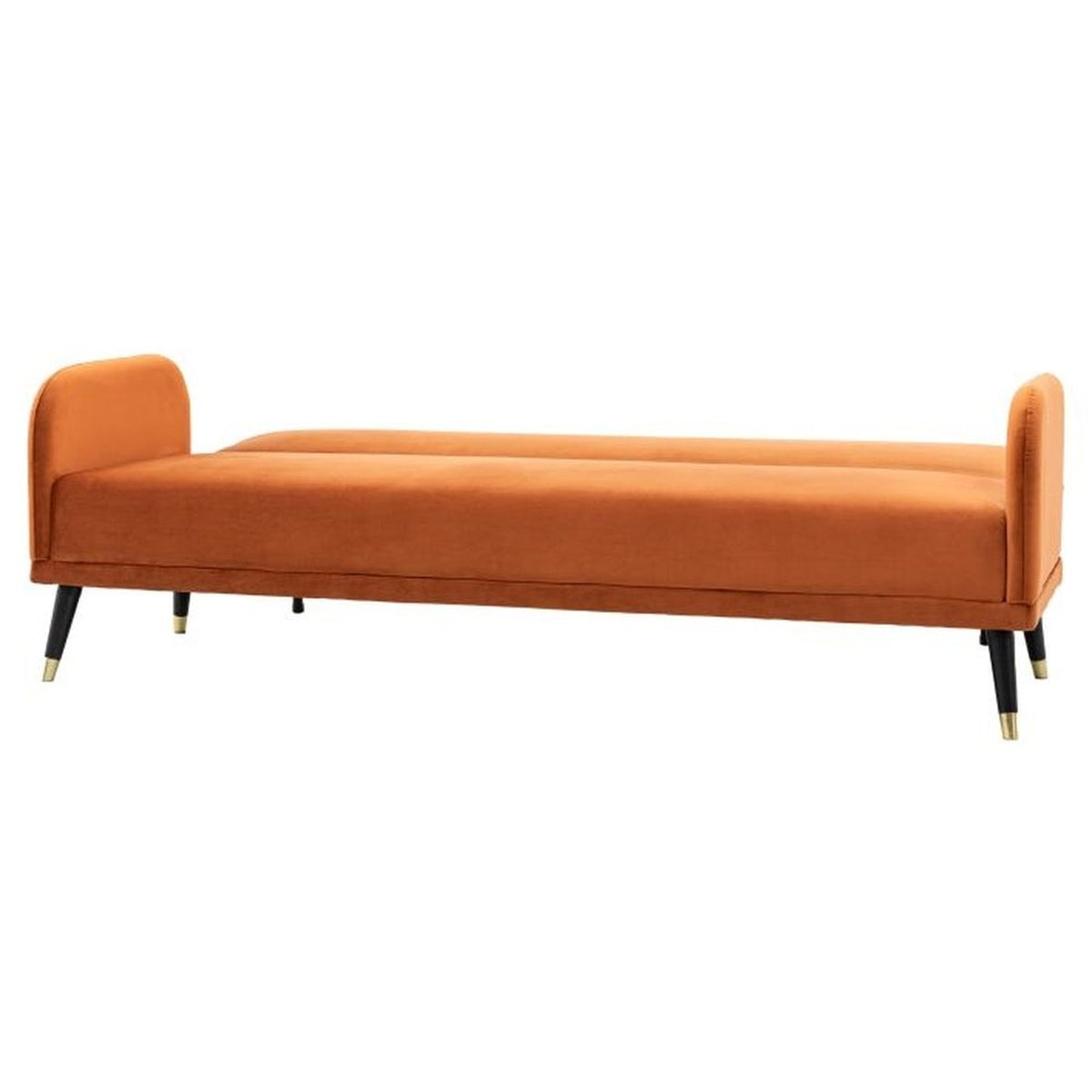 Gallery Interiors Nelson Sofa Bed in Rust