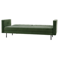 Gallery Interiors Leighton Sofa Bed in Bottle Green