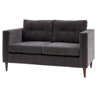 Gallery Interiors Greville 2 Seater Sofa in Charcoal