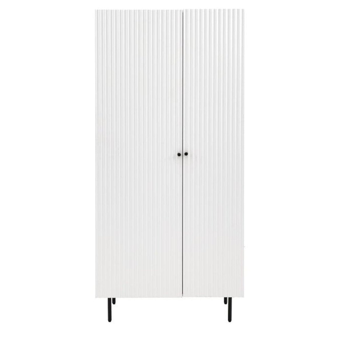 Denton 2 Door Wardrobe in White GalleryDirect 5