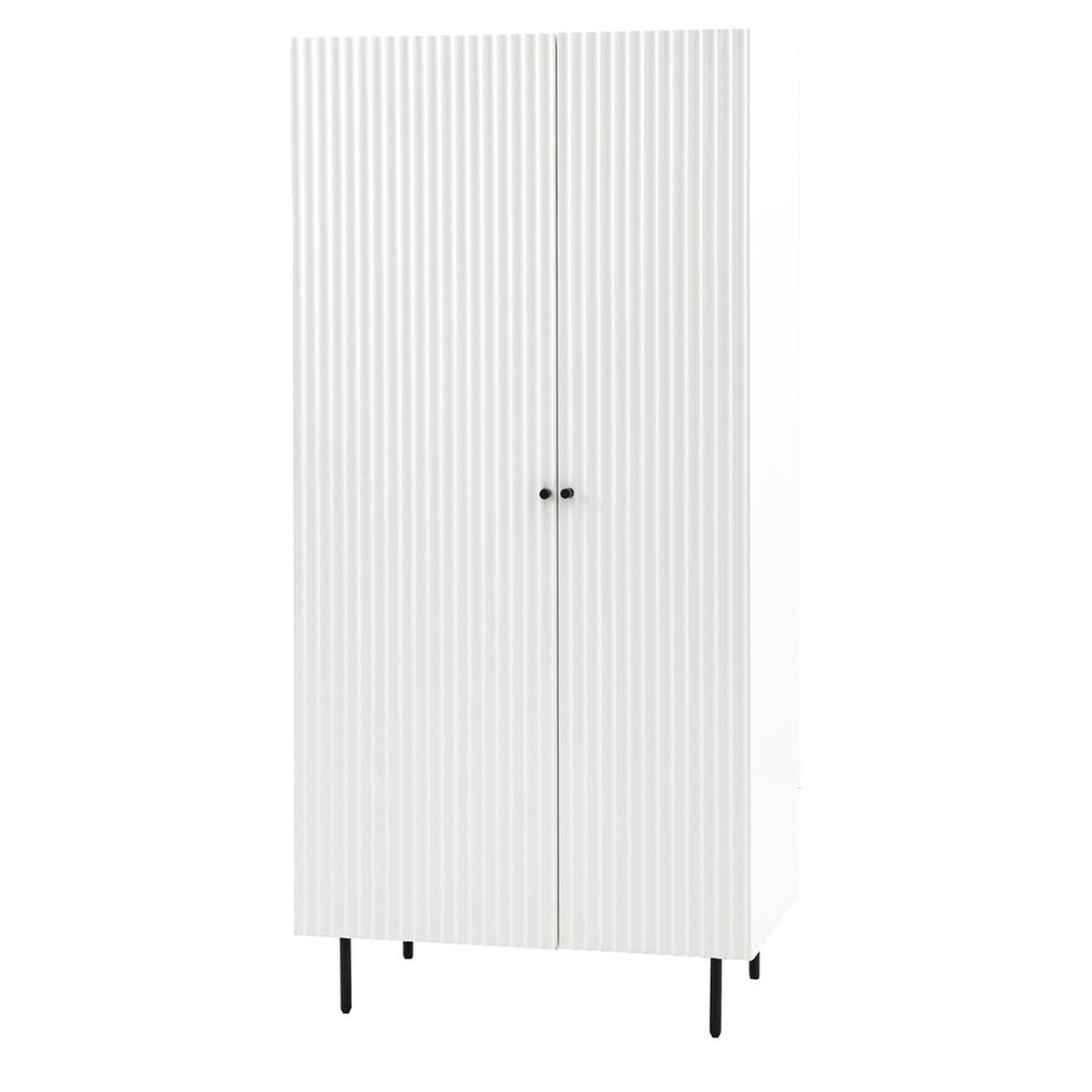 Denton 2 Door Wardrobe in White GalleryDirect 1
