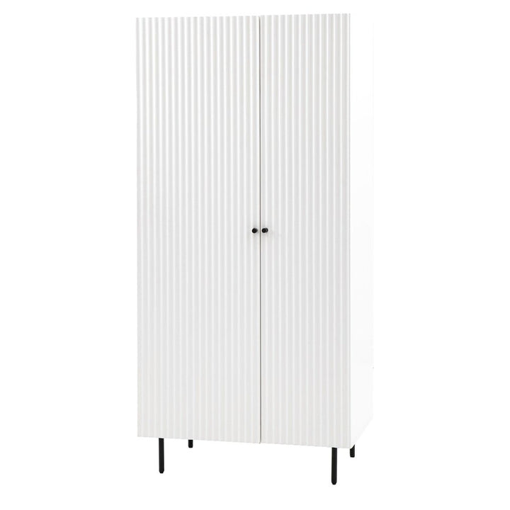 Denton 2 Door Wardrobe in White GalleryDirect 1