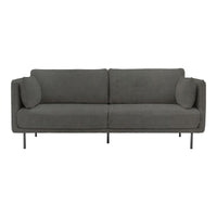 Gallery Interiors Quintess Sofa in Truffle Velvet