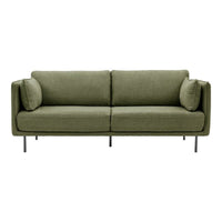 Gallery Interiors Quintess Sofa in Verdant Green Boucle