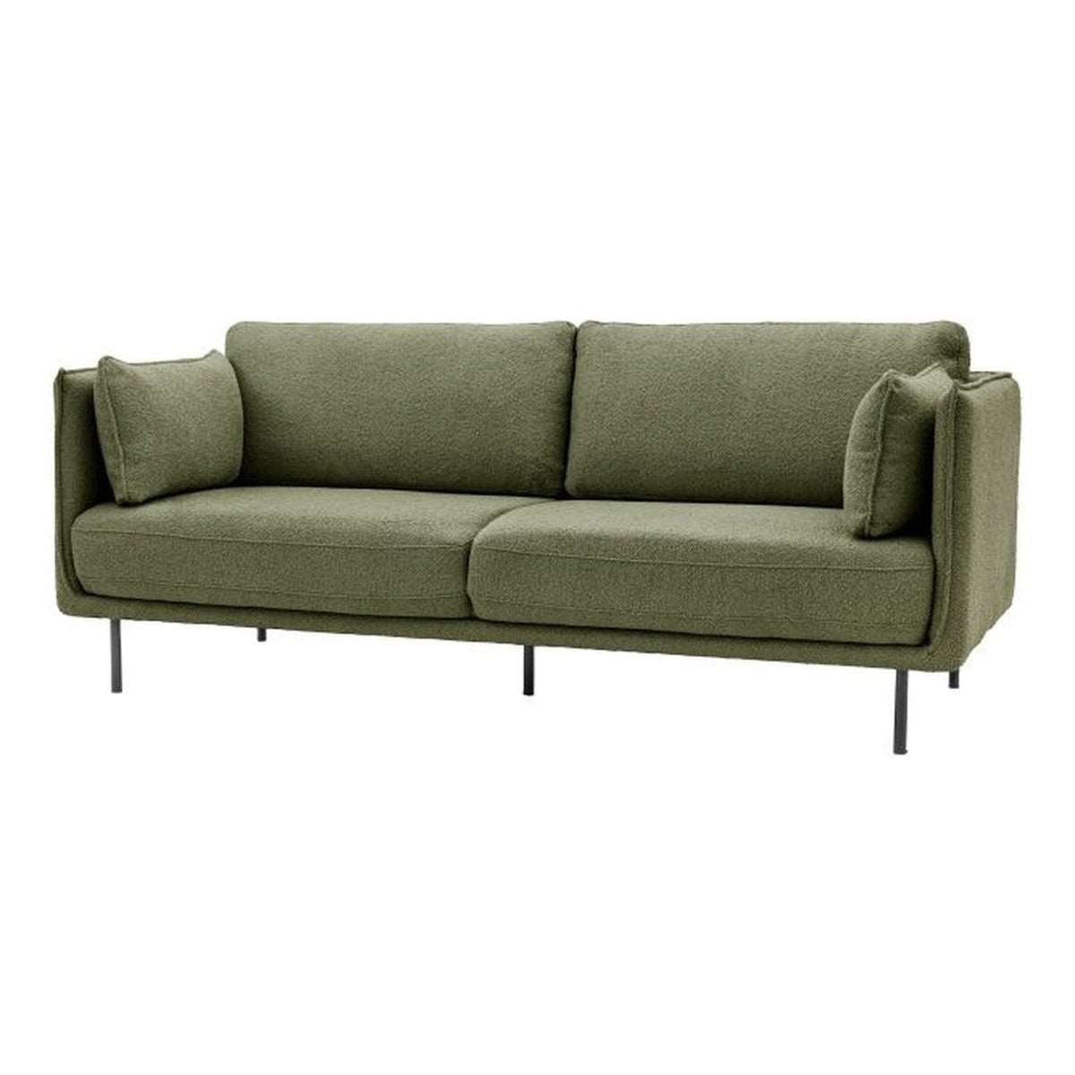 Gallery Interiors Quintess Sofa in Verdant Green Boucle