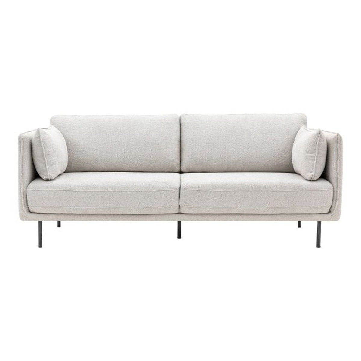 Gallery Interiors Quintess Sofa in Cool Natural Boucle