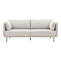 Gallery Interiors Quintess Sofa in Cool Natural Boucle