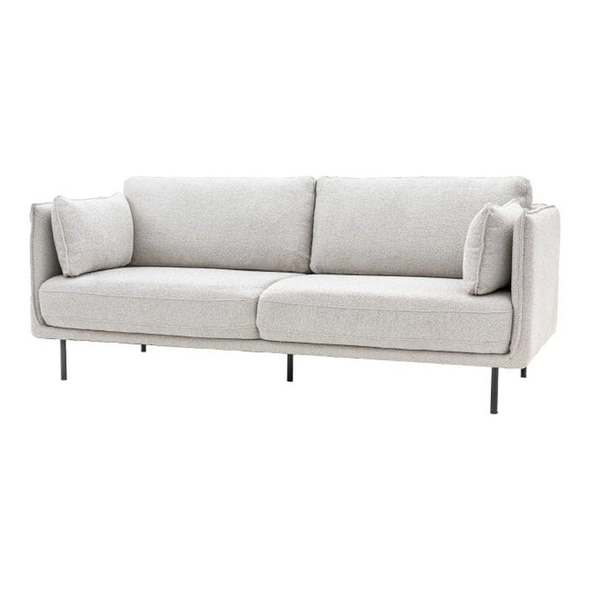 Gallery Interiors Quintess Sofa in Cool Natural Boucle