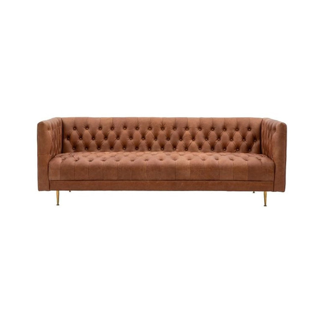 Daldo Sofa - Antique Brown Leather GalleryDirect 1