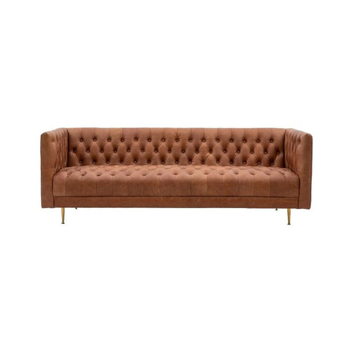 Daldo Sofa - Antique Brown Leather GalleryDirect 1