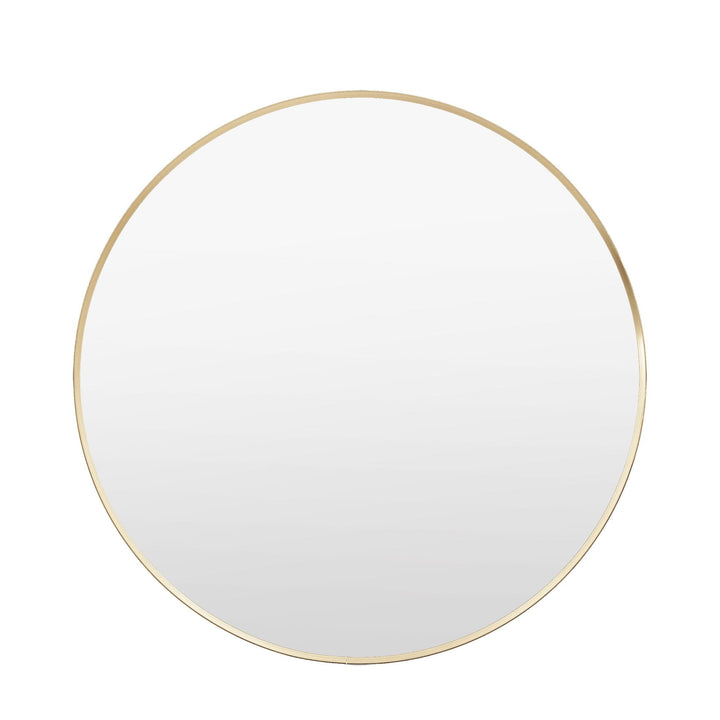 Aegis Round Mirror - Gold GalleryDirect 1