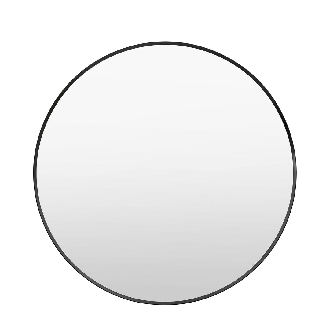 Aegis Round Mirror - Black GalleryDirect 1