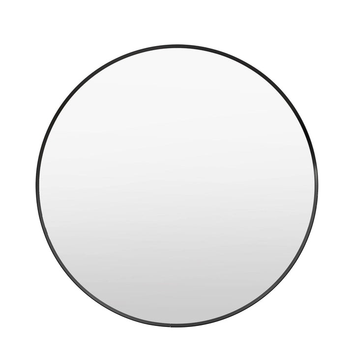 Aegis Round Mirror - Black GalleryDirect 1