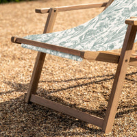 Gallery Interiors Outdoor Cino Deck Chair in Verde Flora