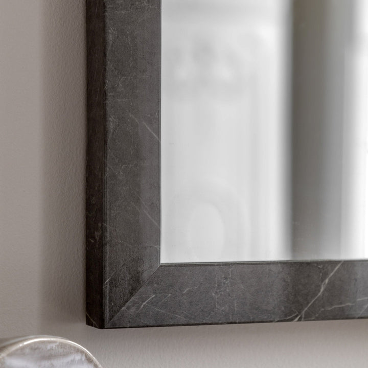 Romano Mirror 77x57cm - Marbled Grey GalleryDirect 3