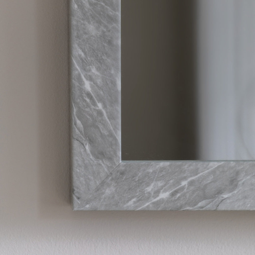 Romano Mirror 77x57cm - Marbled White GalleryDirect 4