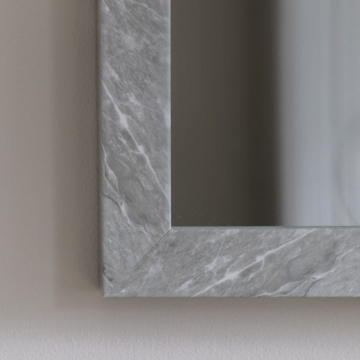 Romano Mirror 77x57cm - Marbled White GalleryDirect 4