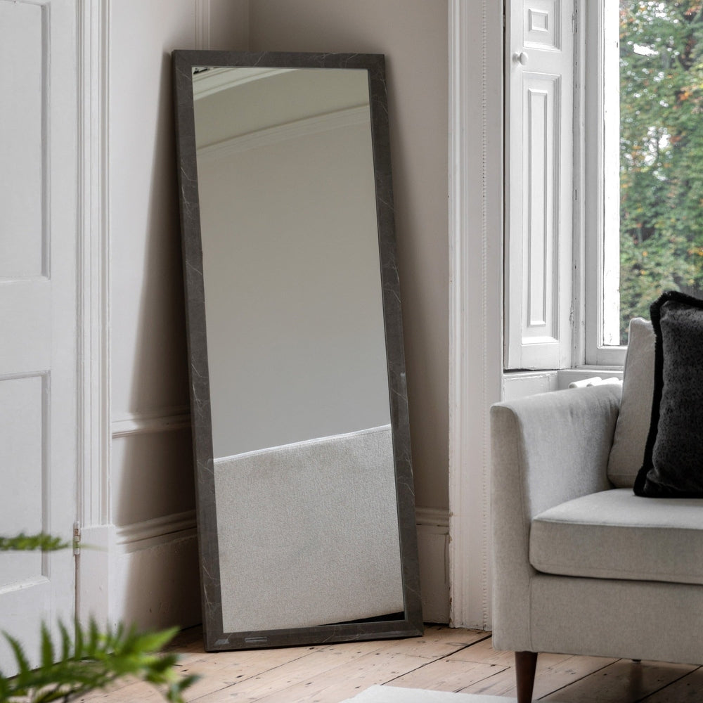 Romano Mirror 157x57cm - Marbled Grey GalleryDirect 2