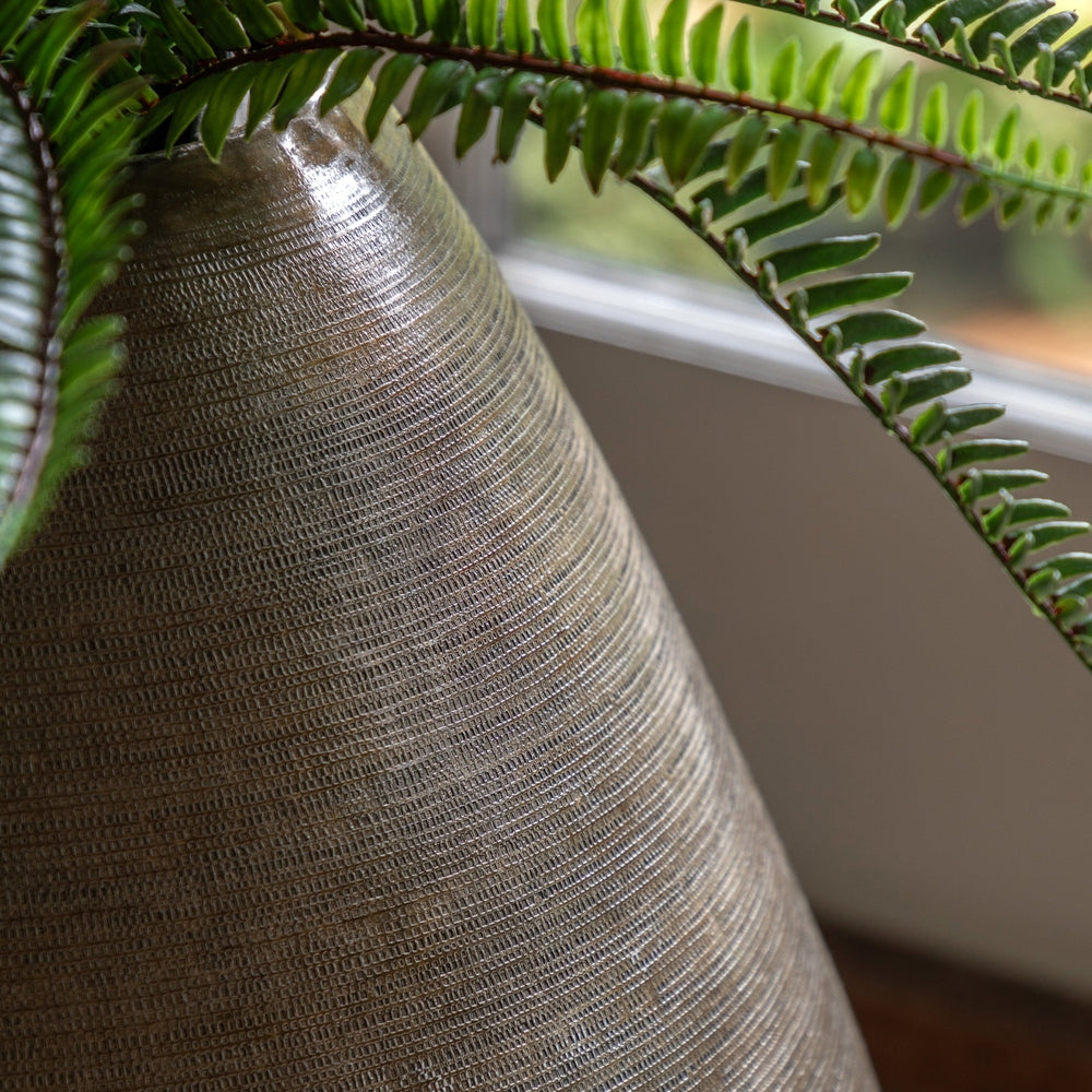 Artistic Aluminium Vase - Antique Brass GalleryDirect 4