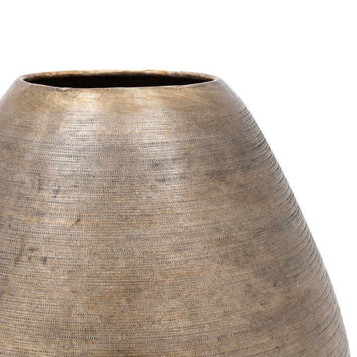 Artistic Aluminium Vase - Antique Brass GalleryDirect 5