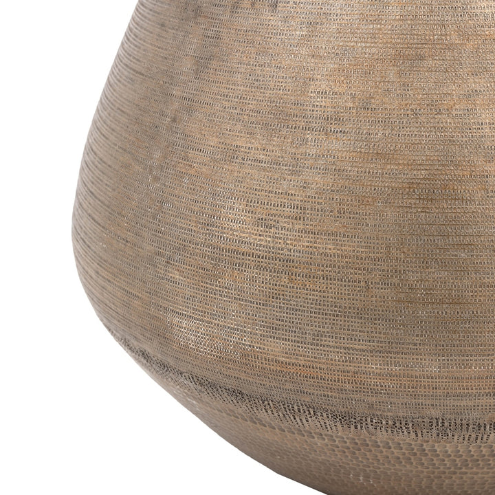 Artistic Aluminium Vase - Antique Brass GalleryDirect 3