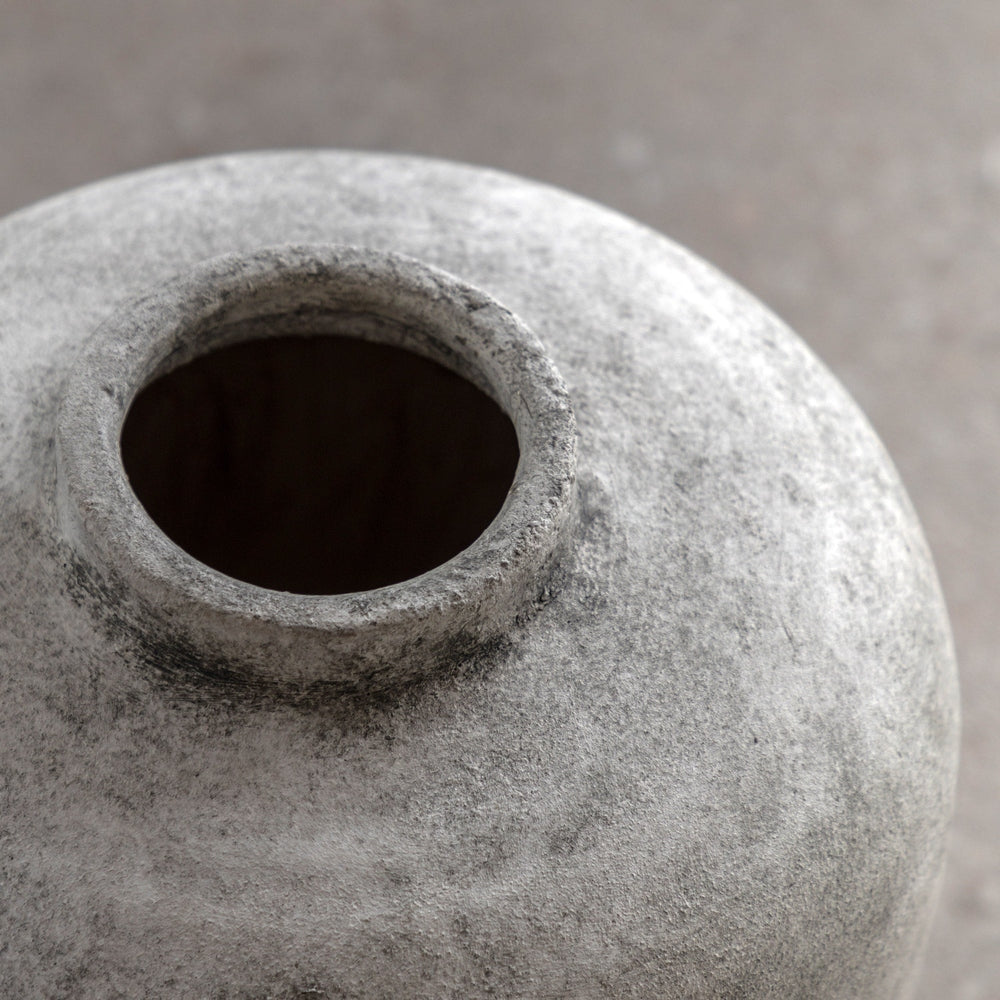 Teguise Ceramic Urn Vase - Grey GalleryDirect 7